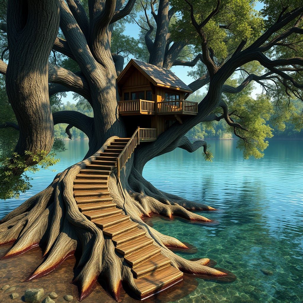 Epic Treehouse Oasis in Crystal Lake