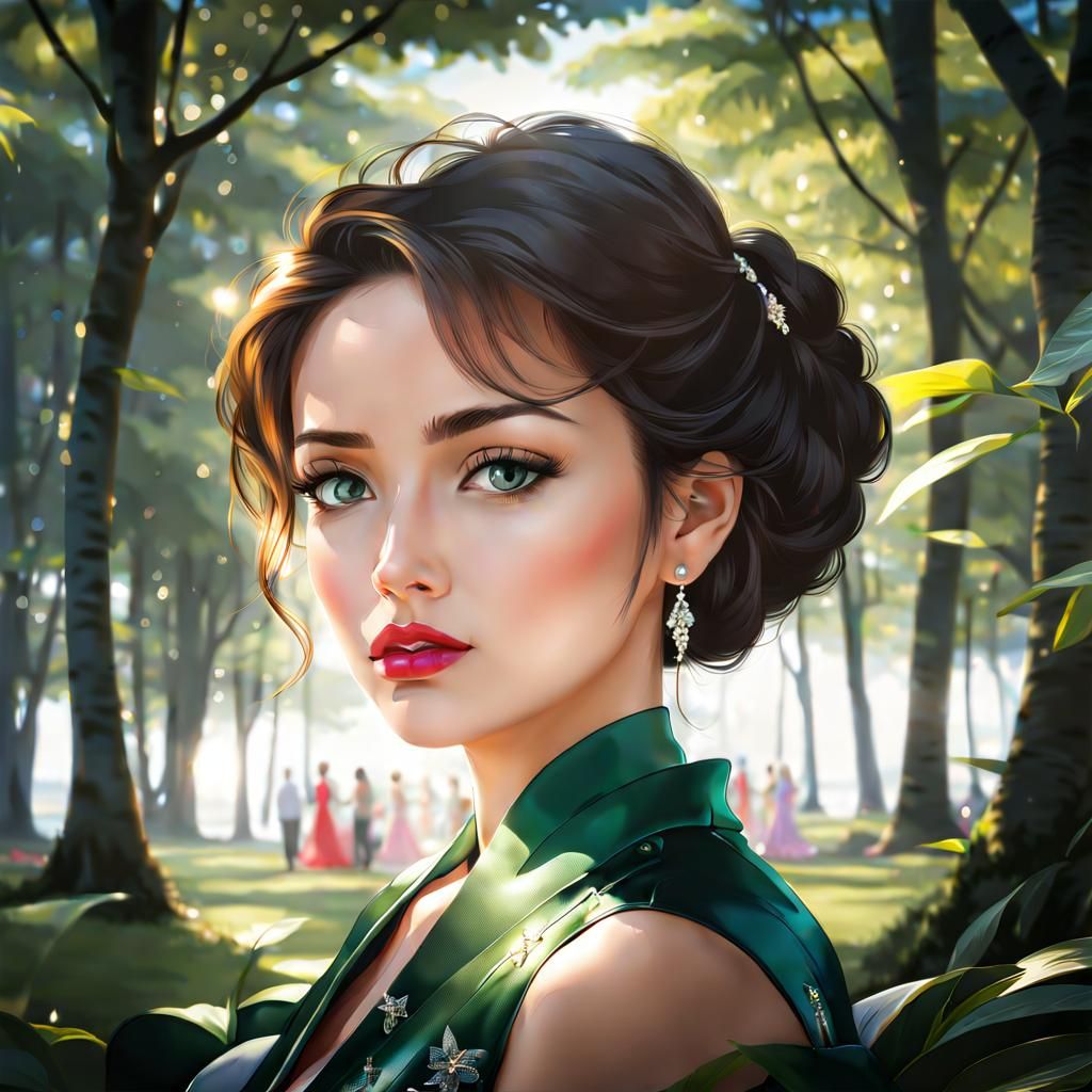 AI Portrait of a Beautiful Woman