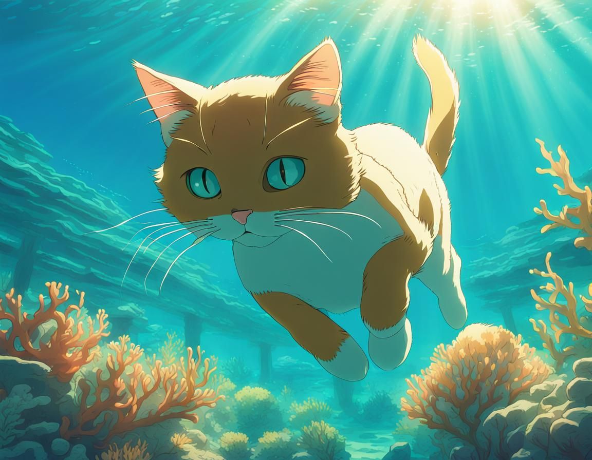 Some cats actually like swimming