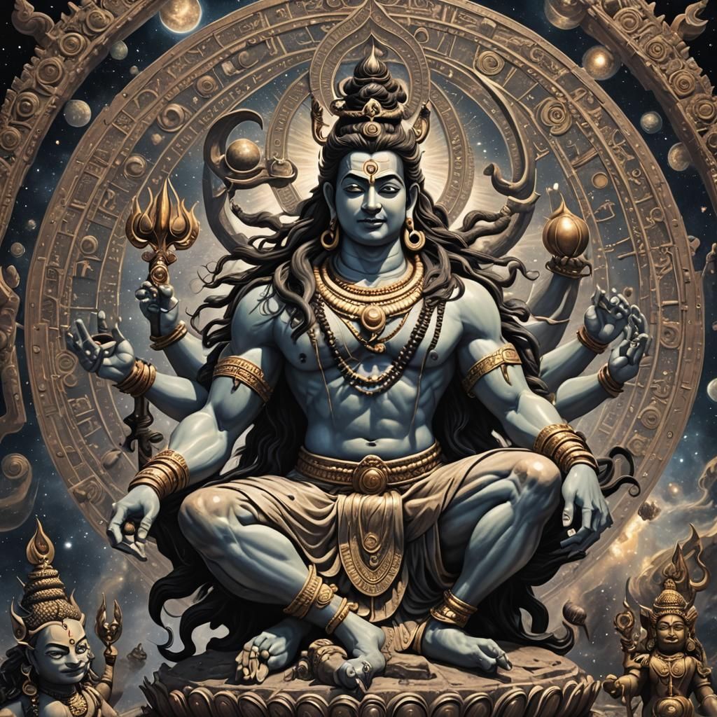 Shiva the Destroyer in a Universe