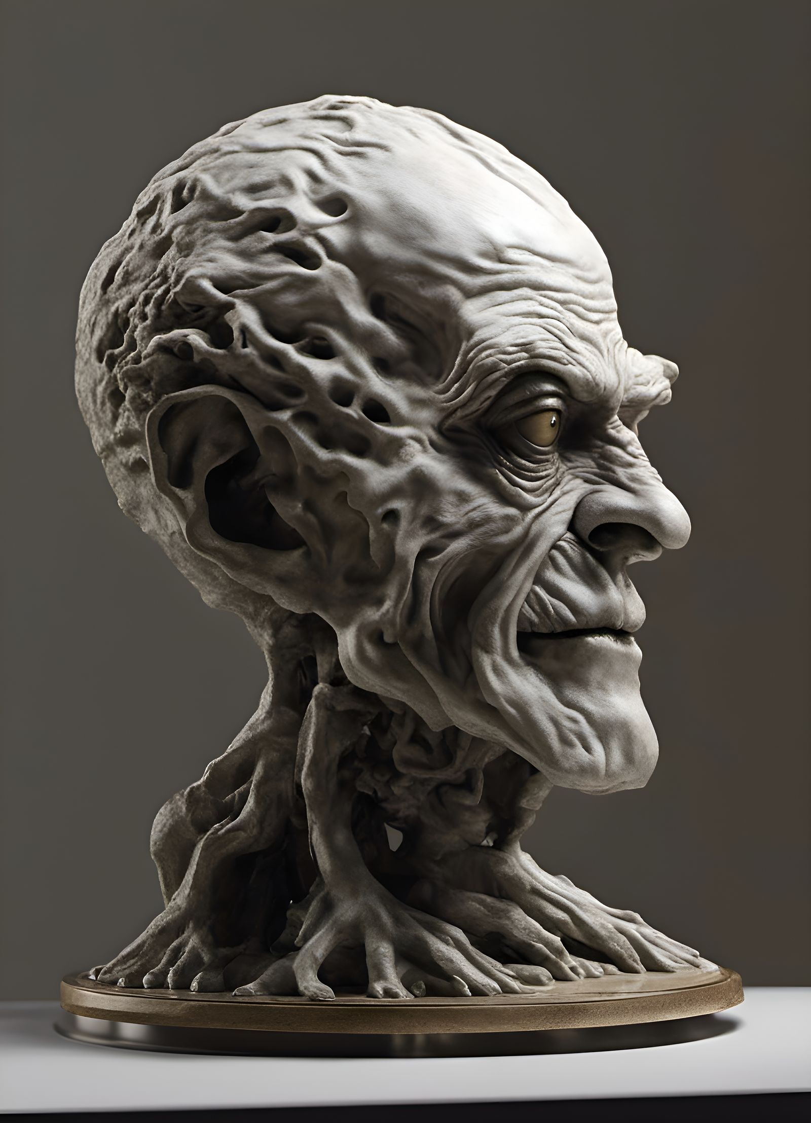 Surreal Toe-Face Portrait Inspired by Impressionism