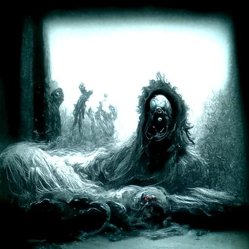 Horror Image in the Style of Gustave Doré