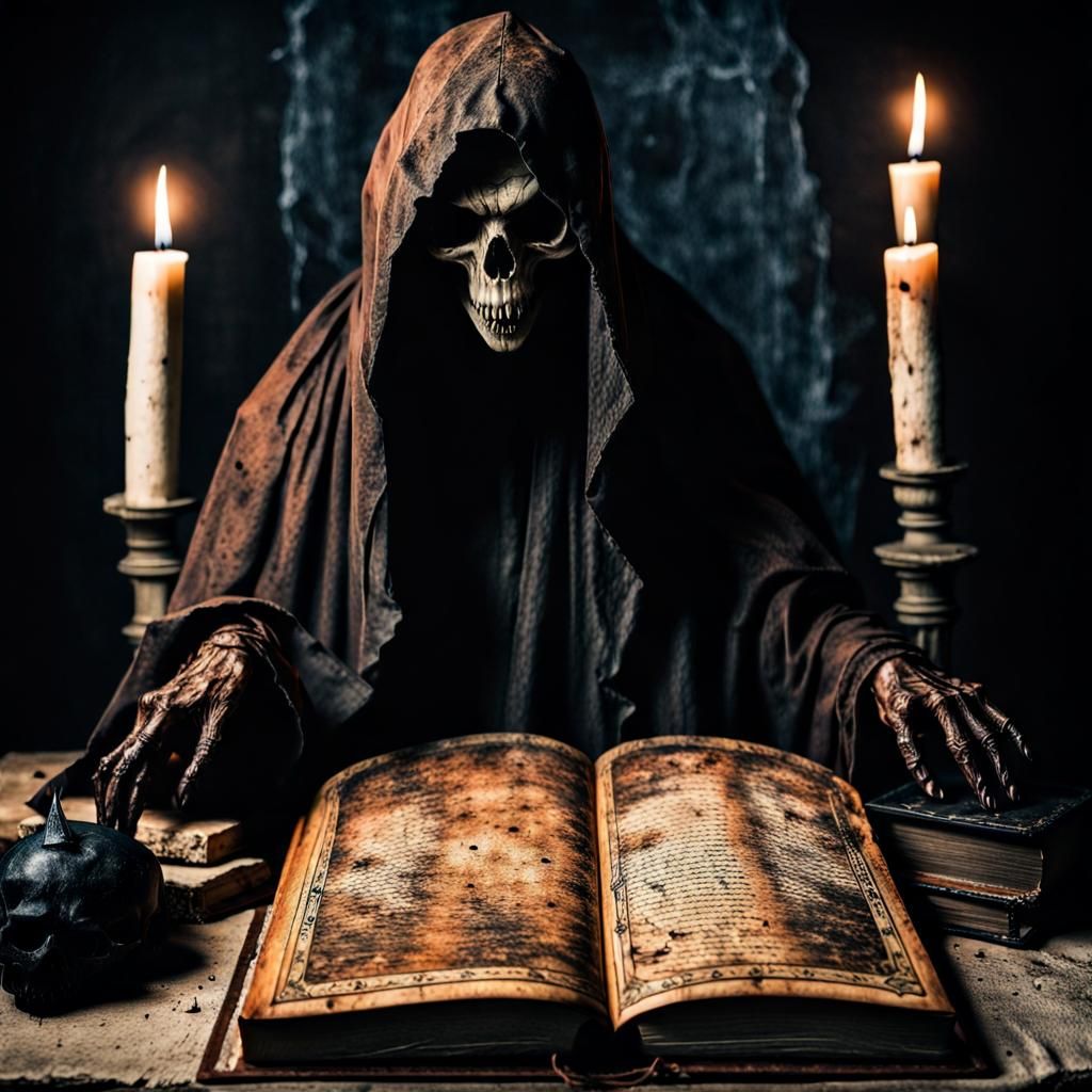 Necronomicon: Book of the Dead in Gothic Style