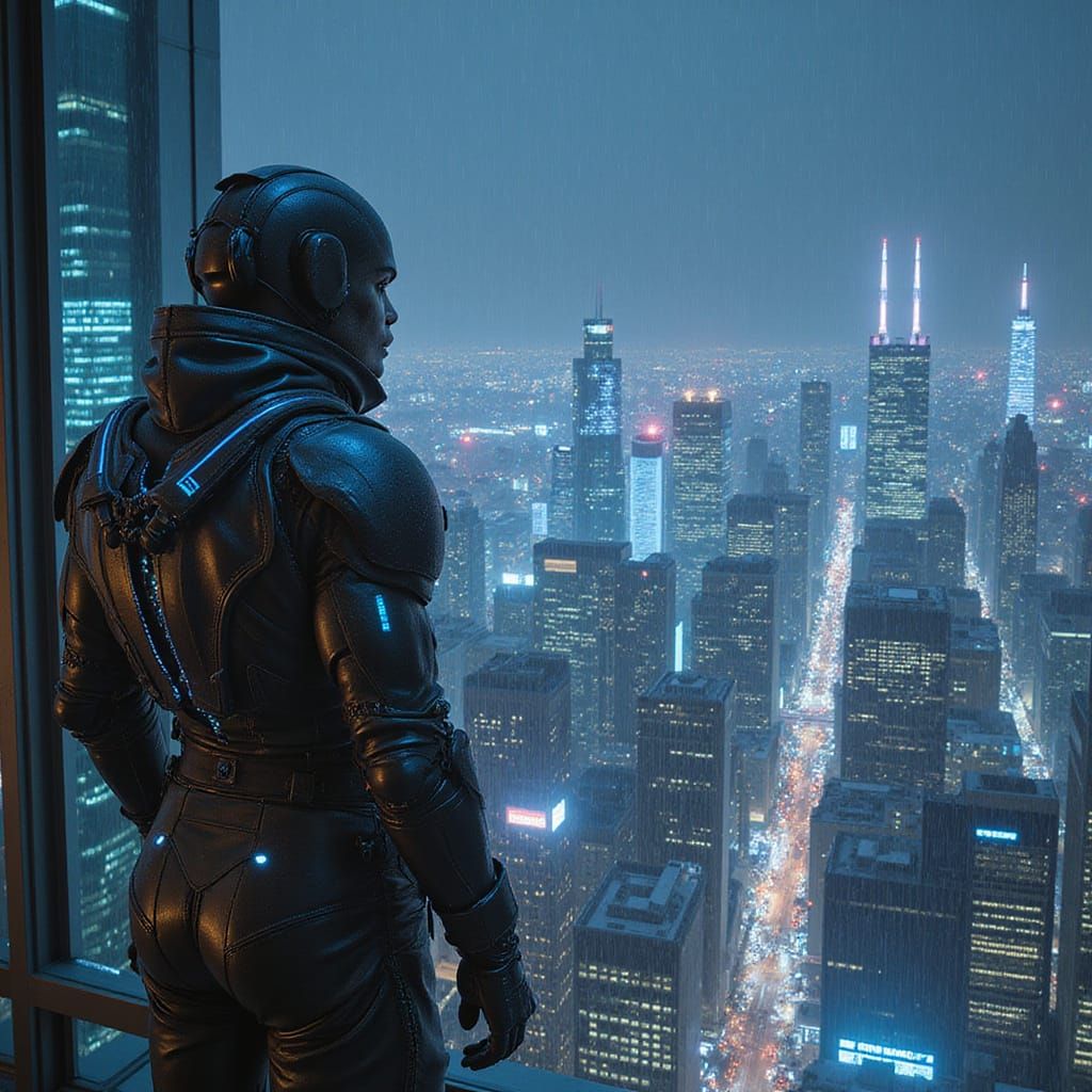 Cybernetic warrior...