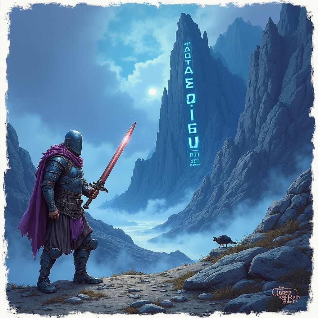 Heroic Warrior Embarks on Quest in Valtoria's Mystical Lands...