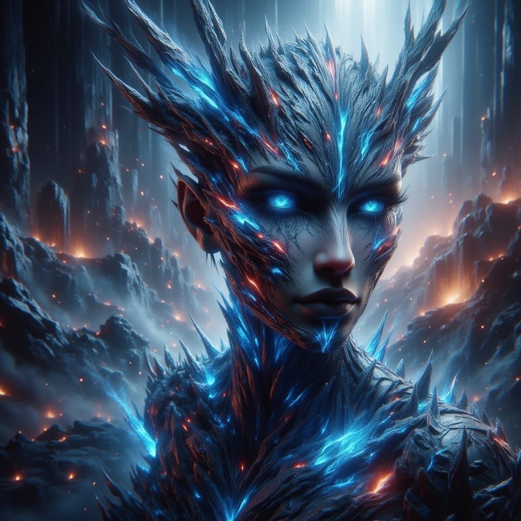 Fairy Angel in Detailed Matte Painting Style