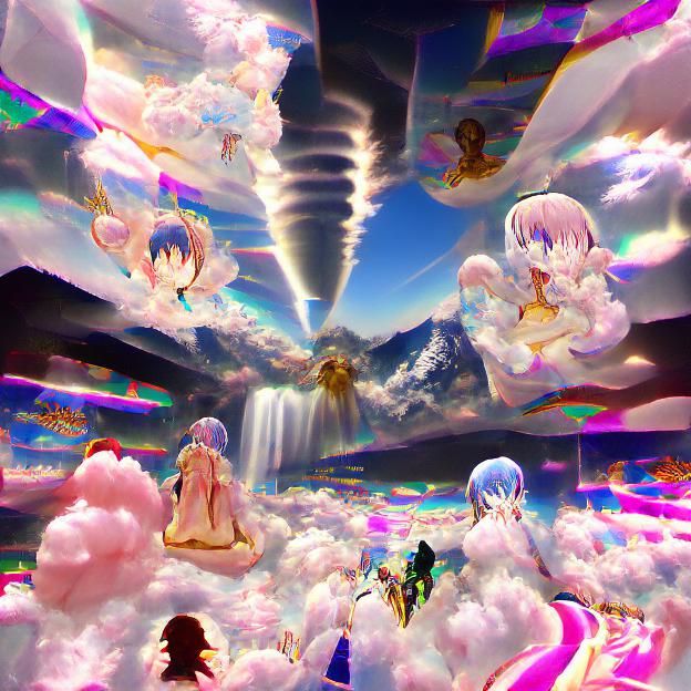 Ethereal Heavenly Realm: A Divine Landscape