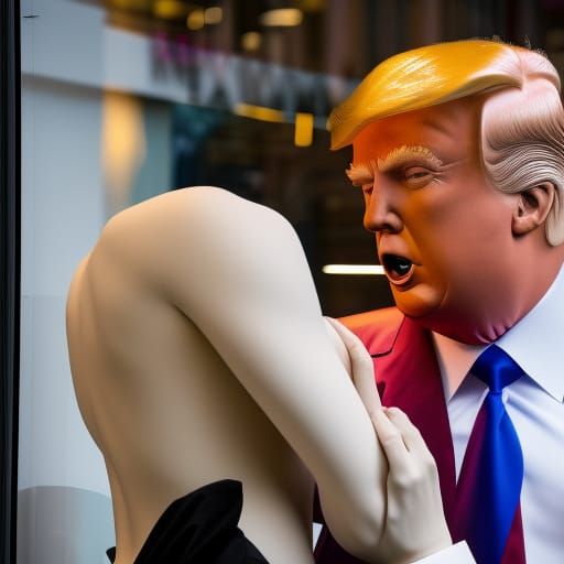 Donald Trump and Mannequin: Professional Photography