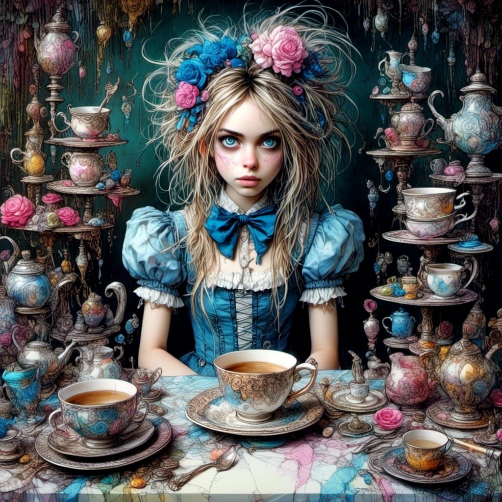Alice in Wonderland Mad Hatter Tea Party