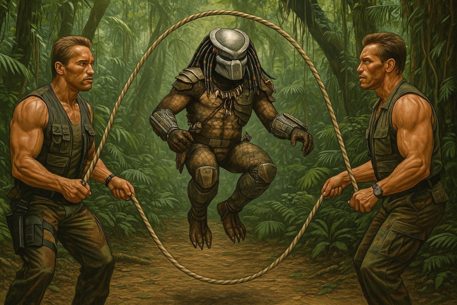 Predator Plays Double Dutch with Dutch