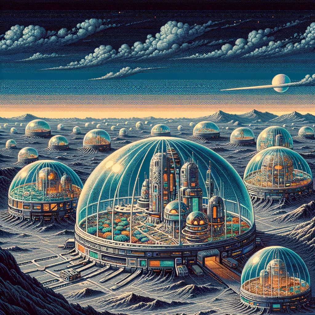 Retro-Futuristic Utopia on a Hostile Planet