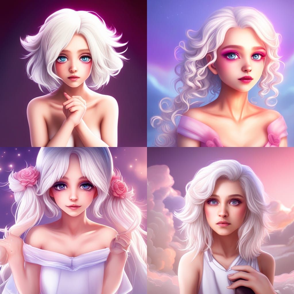 Kawaii Figure in Detailed Matte Painting Style