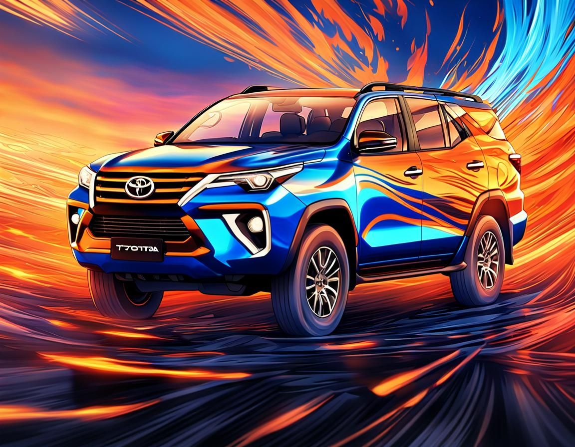 Toyota Fortuner LTD in Anime Racing Scene