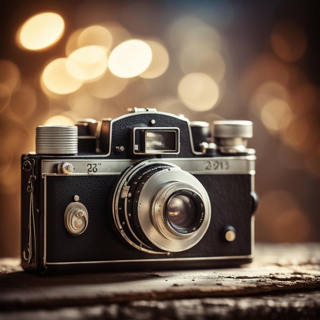 Vintage 1934 Camera in Artistic Lighting