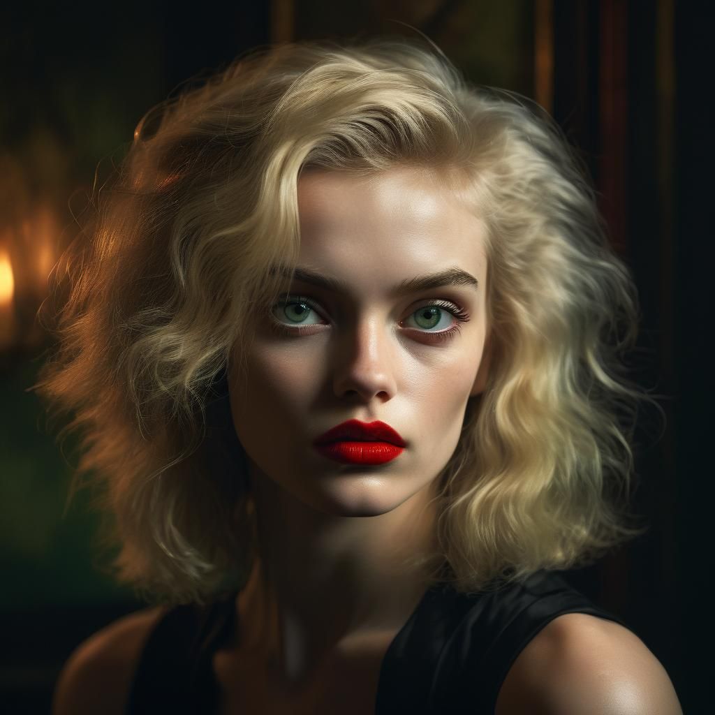 Cinematic Portrait with Moody Lighting