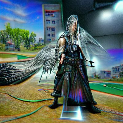 Sephiroth: Angel of Death in Hyperrealistic 3D