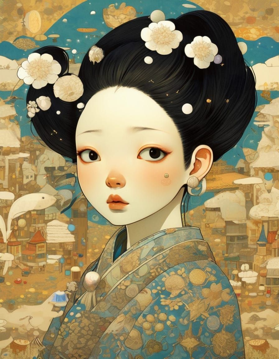 Winter Wonderland in Soft Pastel Hues