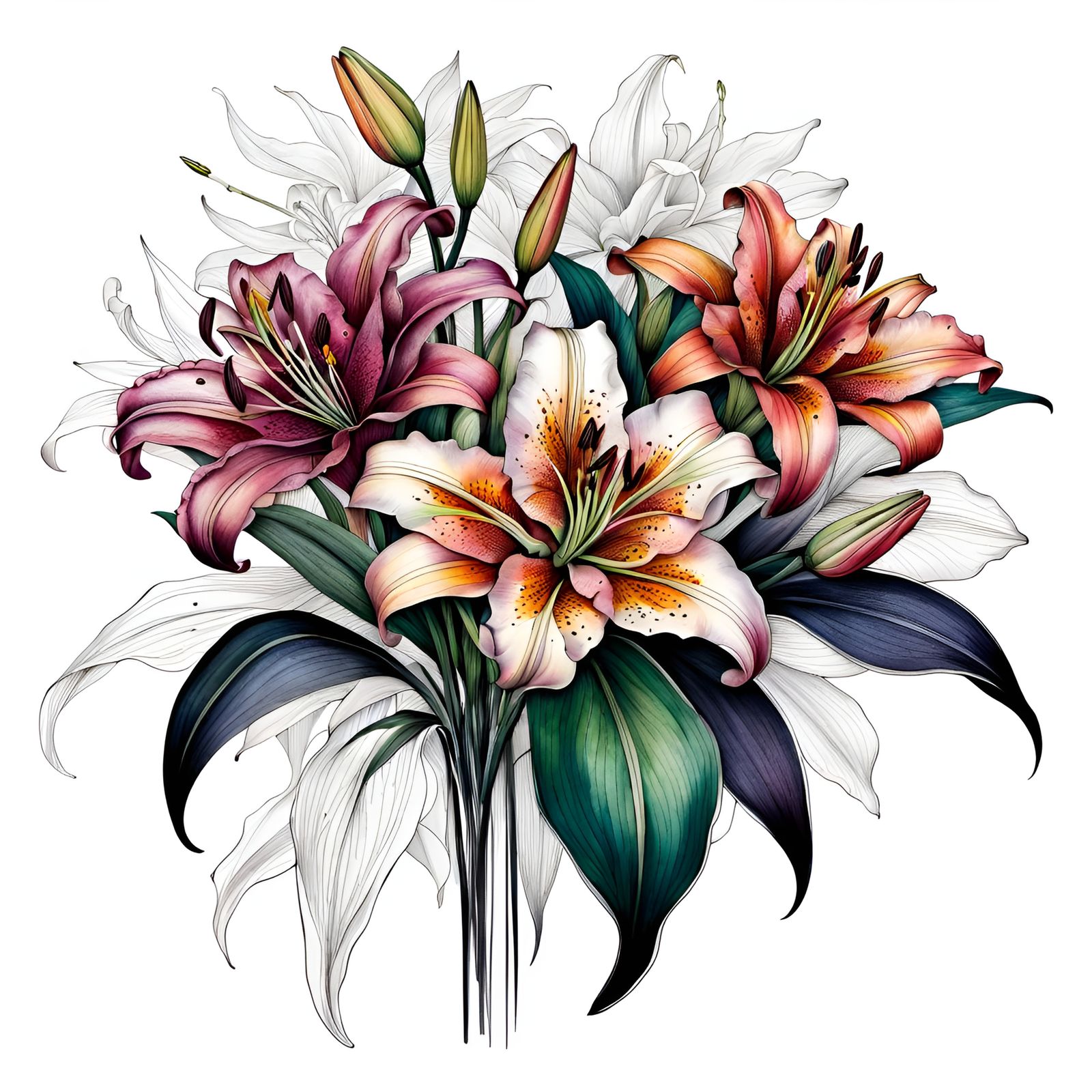 Asiatic Lilies