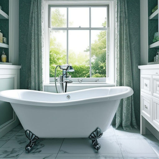 Cozy Bedroom Bathroom Scene with a Playful Parrot