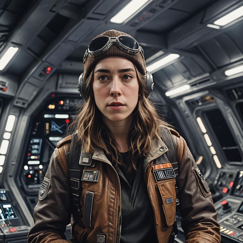 Reckless Pilot on Star Wars Adventure in Space