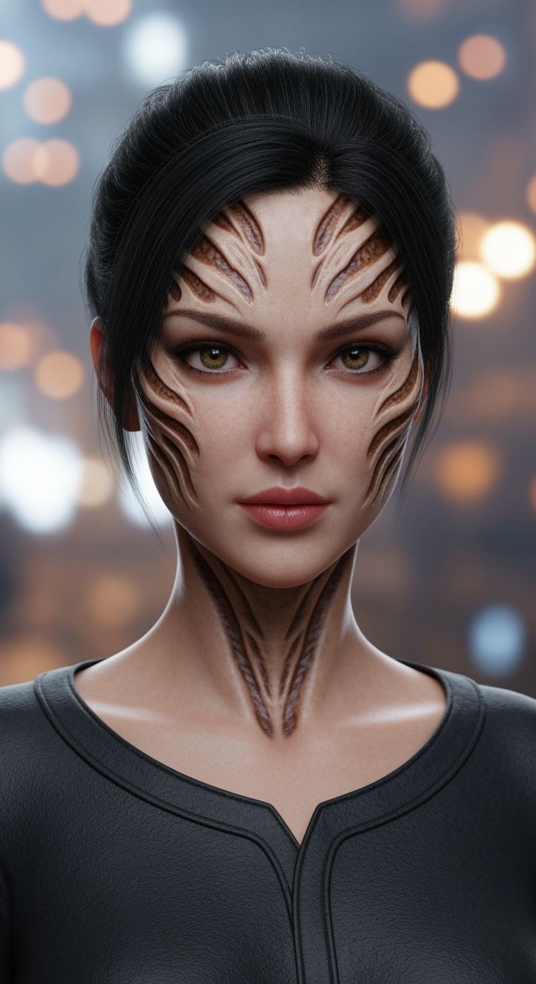 Xenomorph Beauty: Cinematic 3D Render