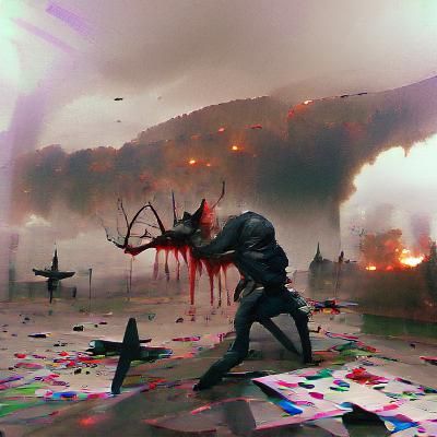 Sinister Vision of War by Rutkowski