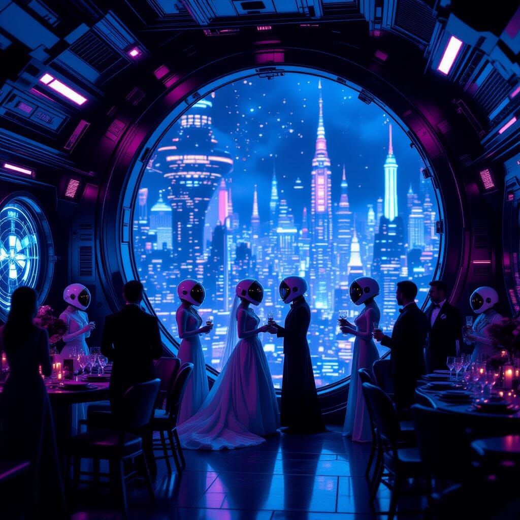 Sci-Fi Horror Birthday Party on Spaceship