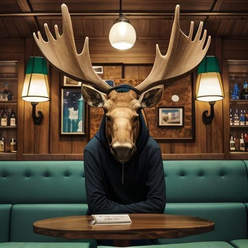 Moose Head Lounge: Digital Rendering
