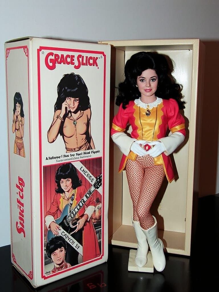 Vintage Rockstar Action Figure in a Retro Box