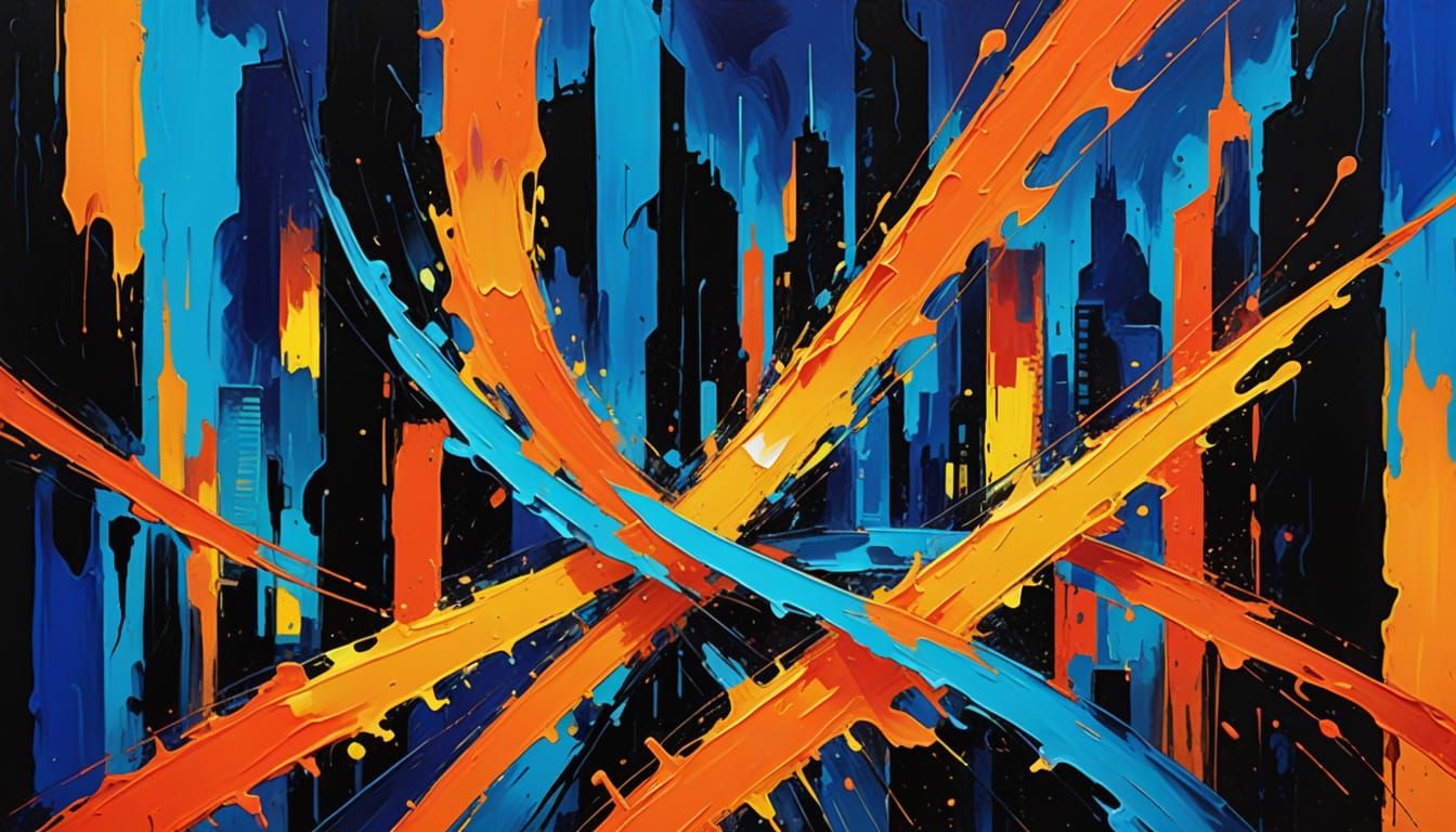 Electric Speedstorm in a Futuristic Metropolis