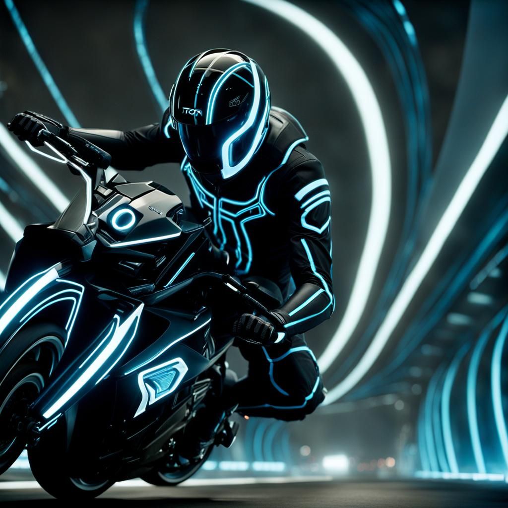 Epic Lightcycle Scene from Tron: Legacy in Stunning Detail