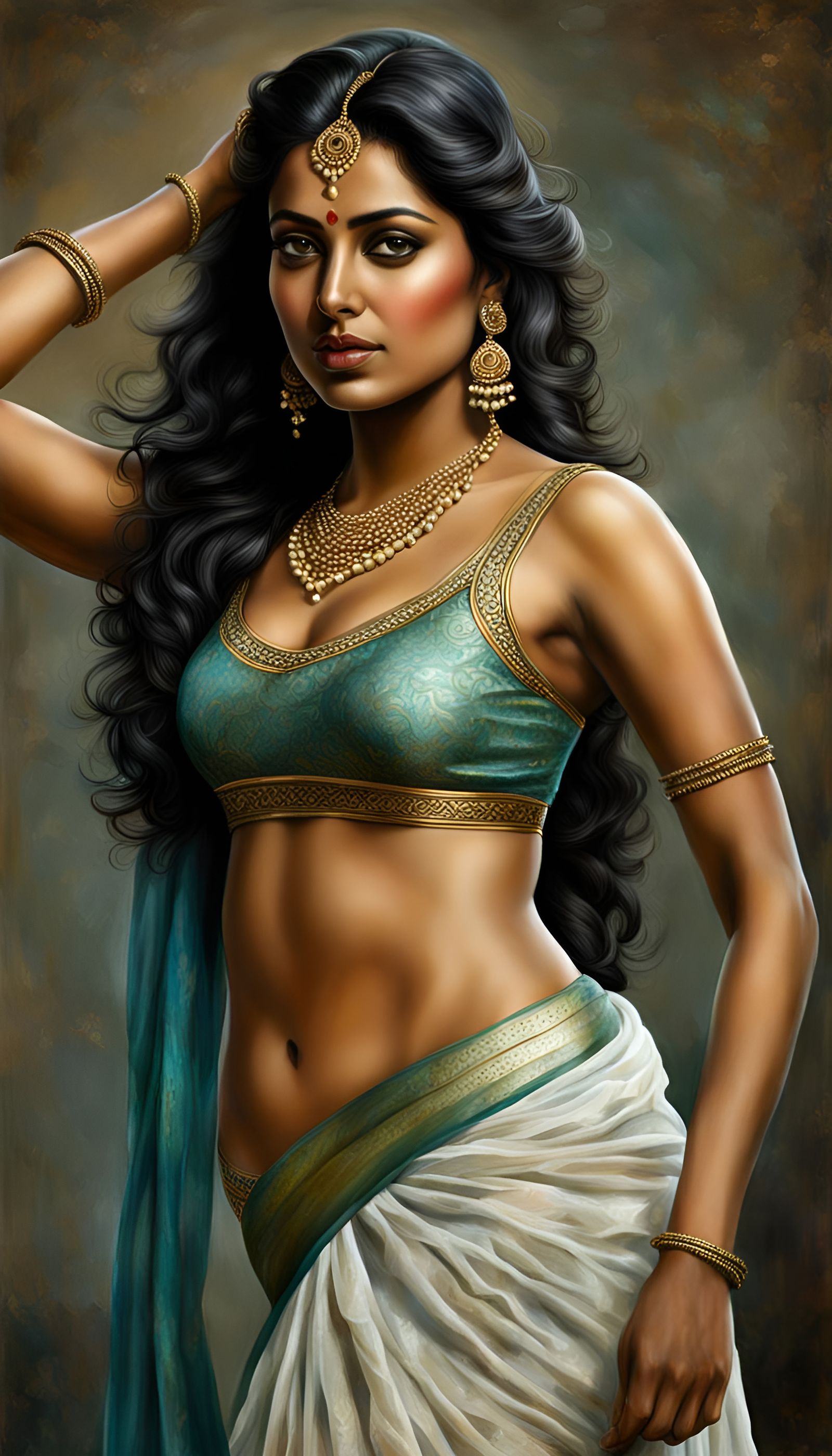 Hyperrealistic Image of a Beautiful Bengali Woman