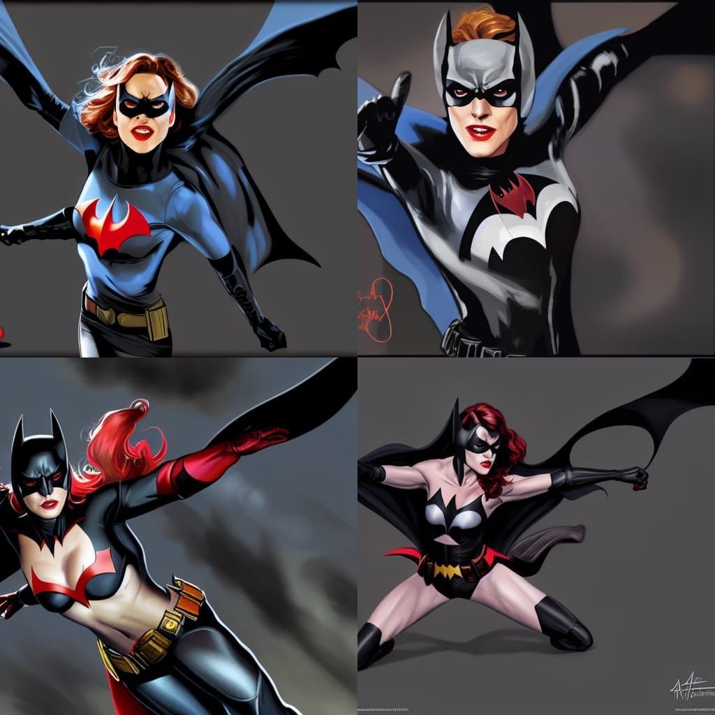 Rachel McAdams as Batwoman Digital Painting