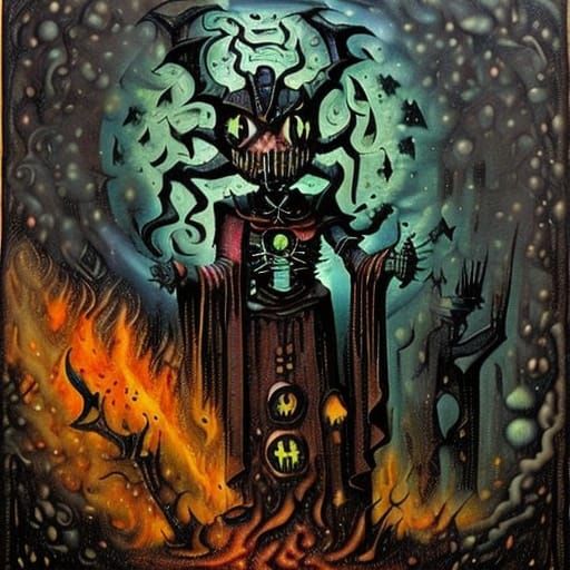 Surreal Vintage Collage of Victorian & Medieval Figures