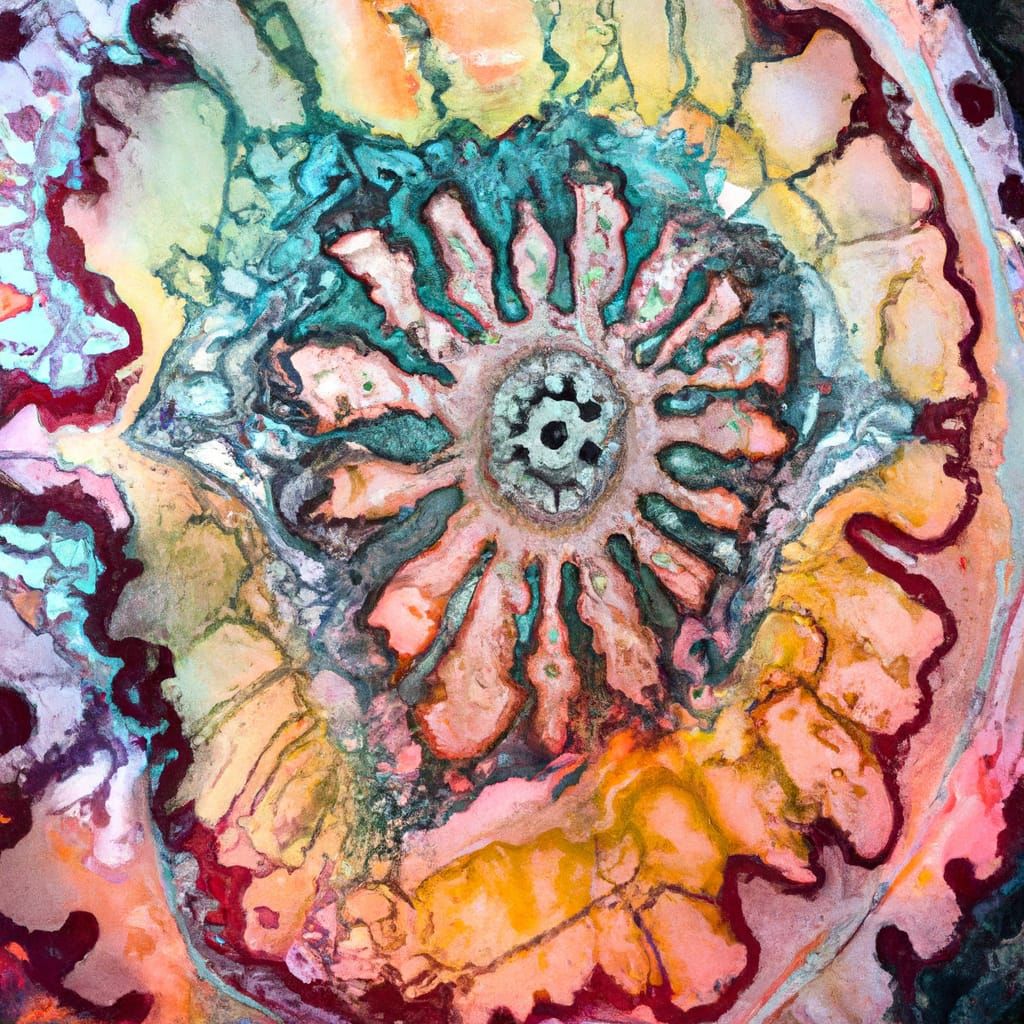 Stained Glass Ghost Emoji in Borderlands Style