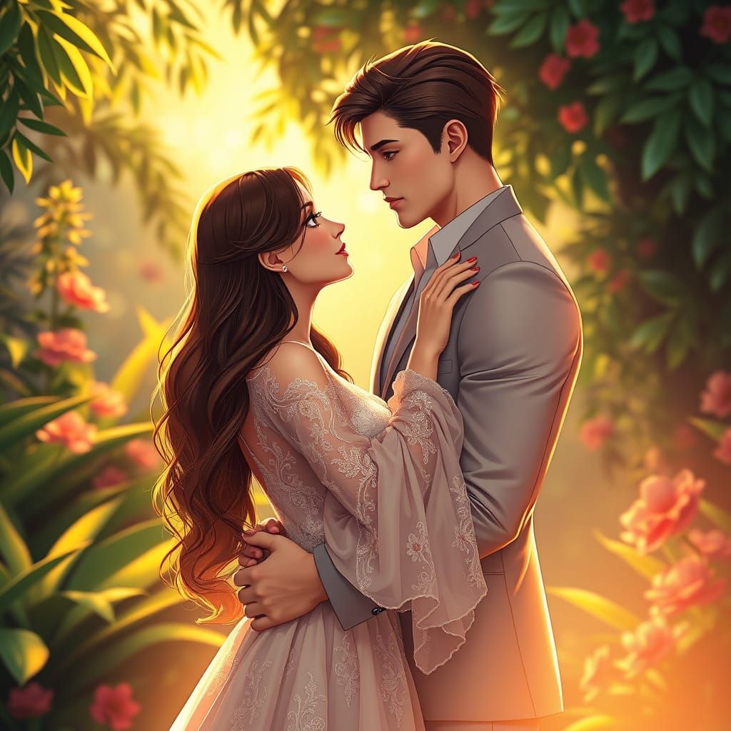 Intimate Love in a Serene Paradise