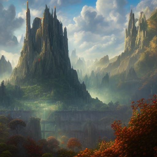 Detailed Matte Painting of a Child in Fantasy Art Style