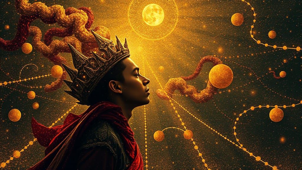 Philosophical Battle Against Language, Pointillist Concept A...