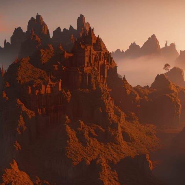 Detailed Medieval Fantasy Matte Painting