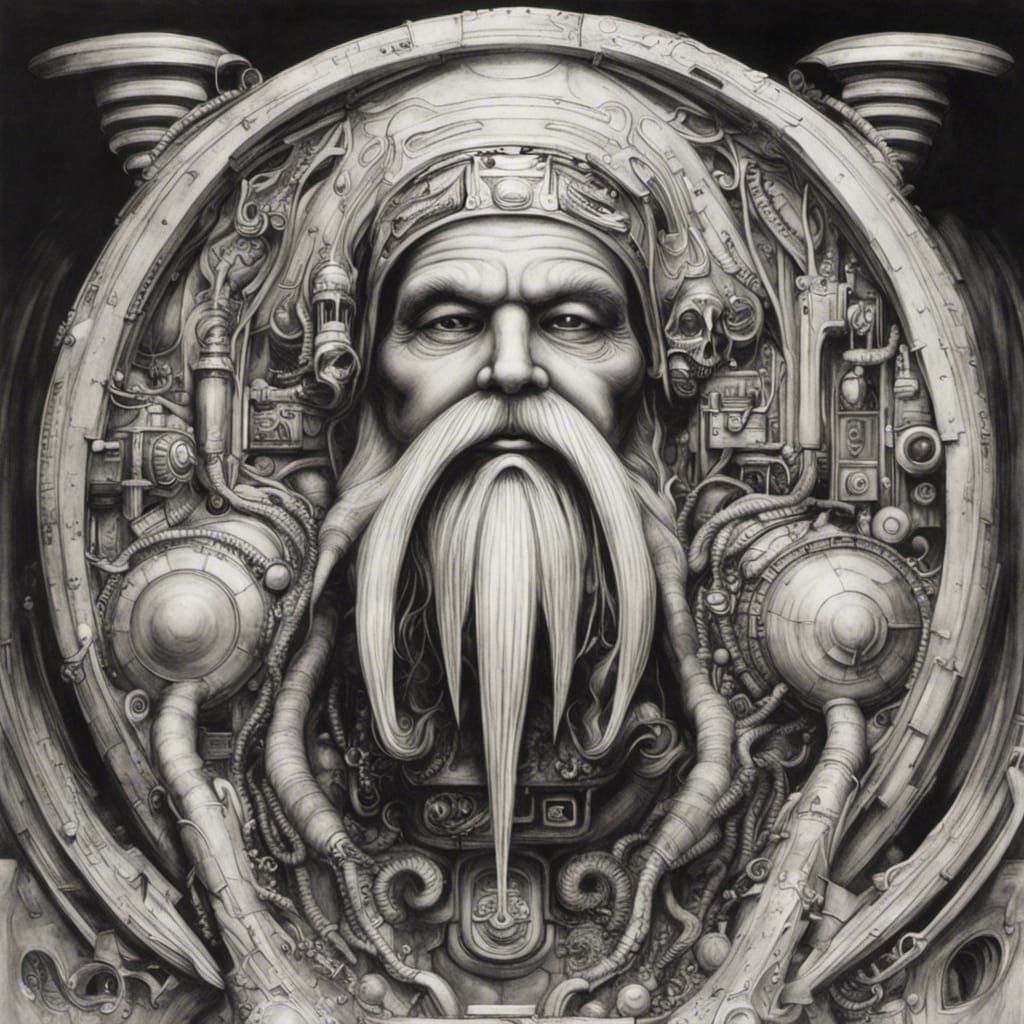 HR Giger's Santa Claus: A Biomechanical Holiday