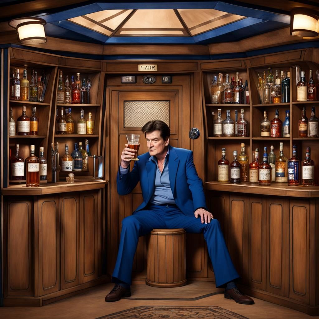 TARDIS Interior Transformed into a Drinking Bar