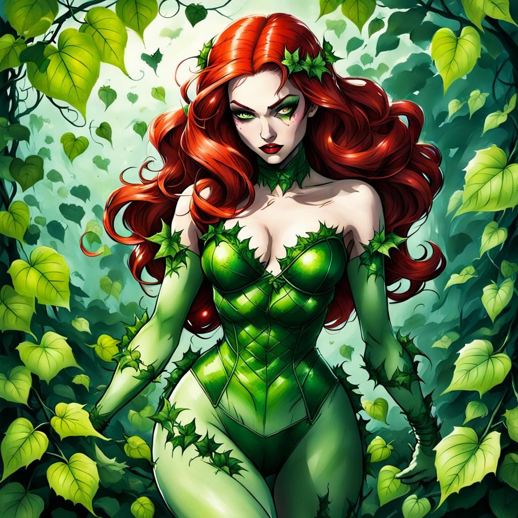 Poison Ivy Seduces with Charm and Beauty