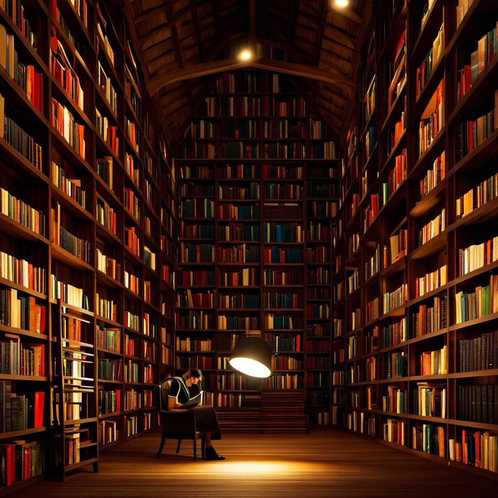 AI Image of a Bookworm