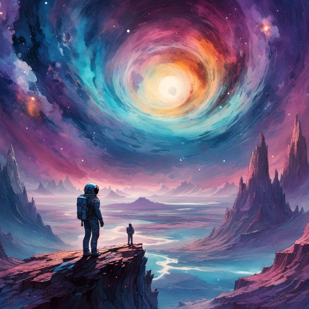 Journey to the great unknown <lora:Dreamweave:1.0>