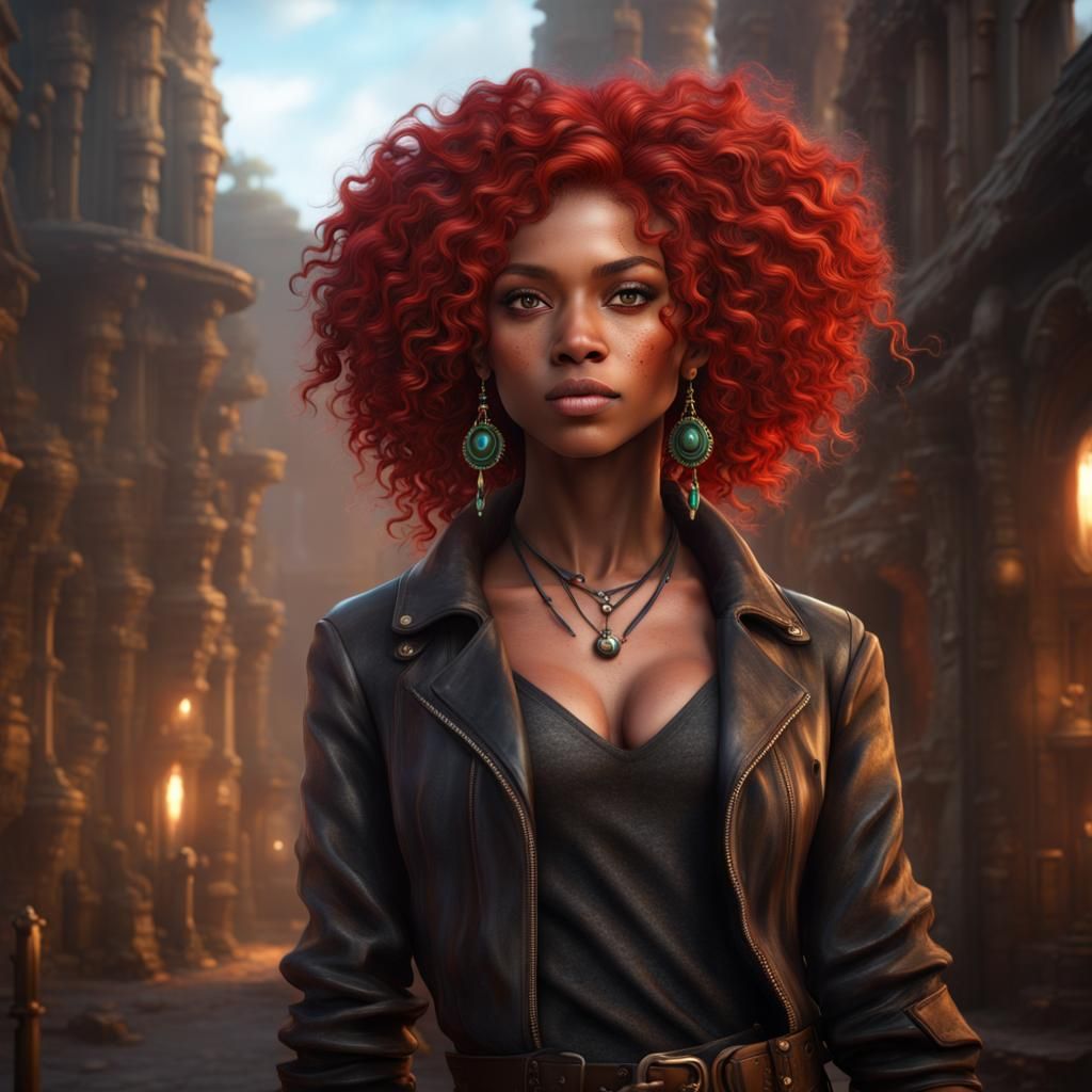 Imaginative Young Scientist in Detailed Matte Painting