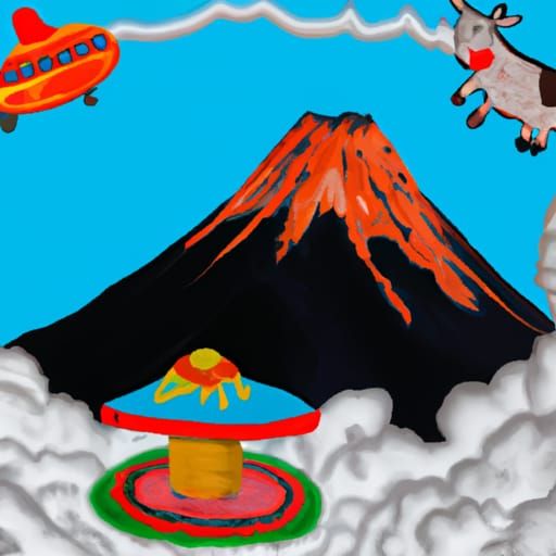 The merry-go-round is flying and the volcano is erupting. Heavens to Betsy