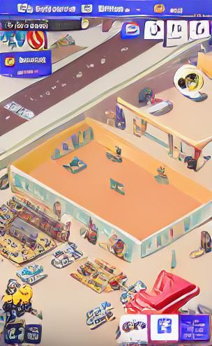 Overcrowded Retail Store Scene