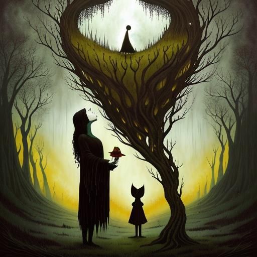 Intense Sorrow: A Surrealist Expression of Despair