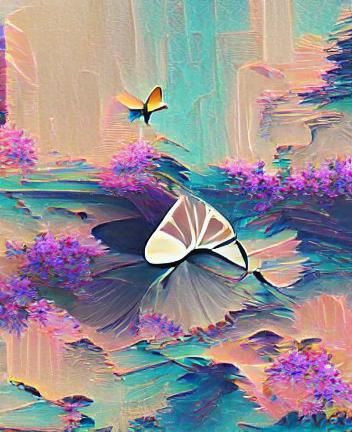 Harmonious Butterfly: A Simple AI Creation