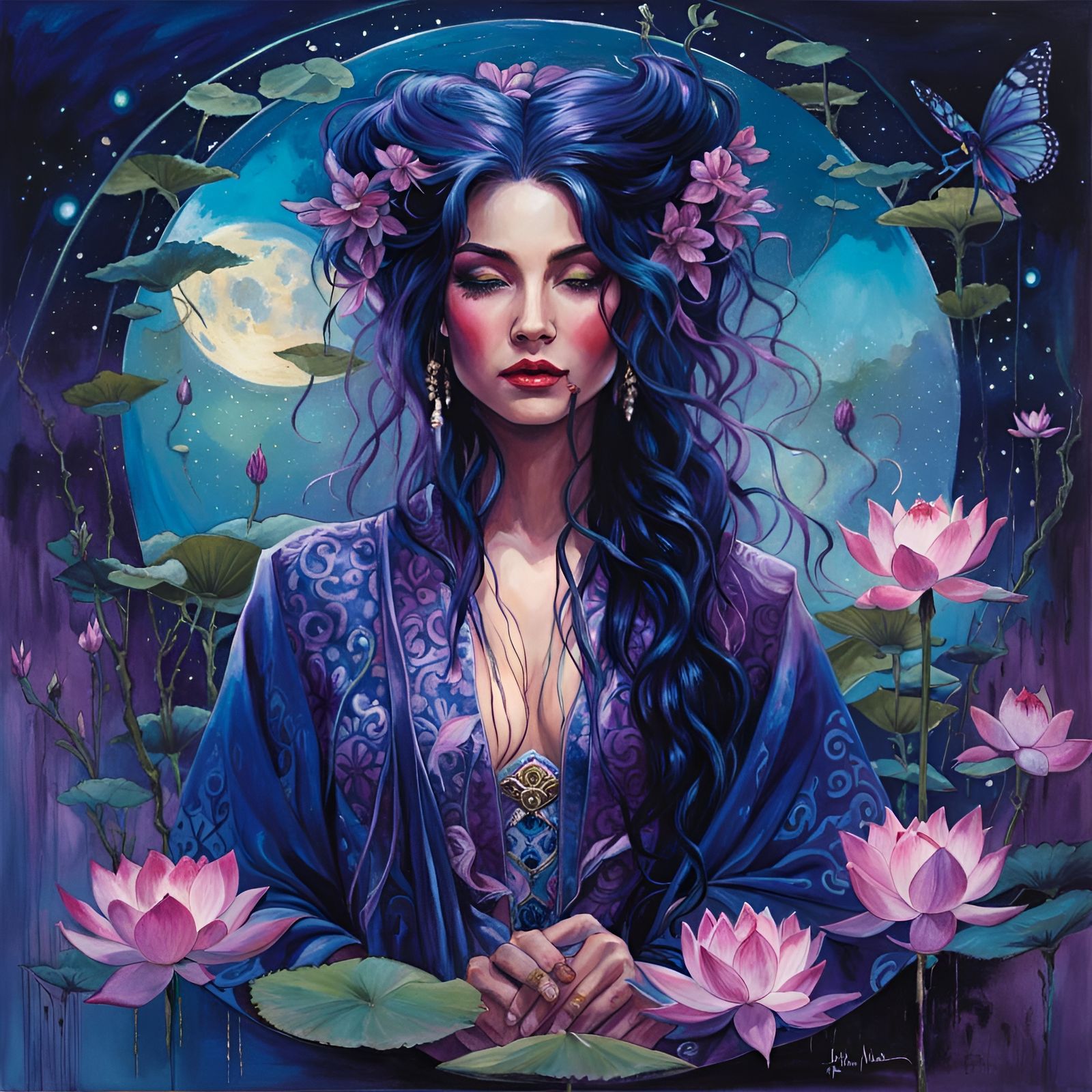 Purple Moon Goddess